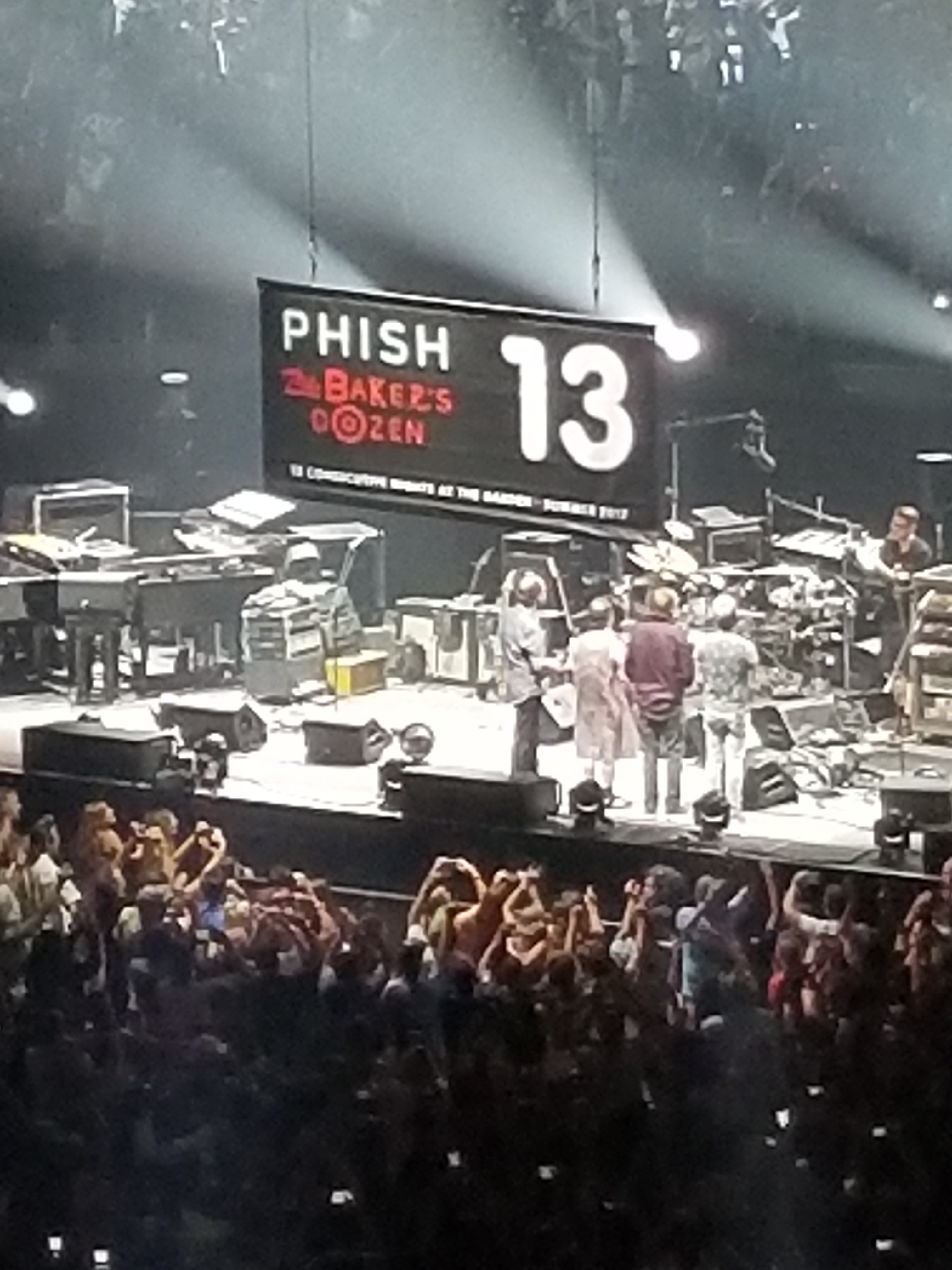 Phish (Baker’s Dozen Night #13: Madison Square Garden, New York, NY, August 6, 2017 ...