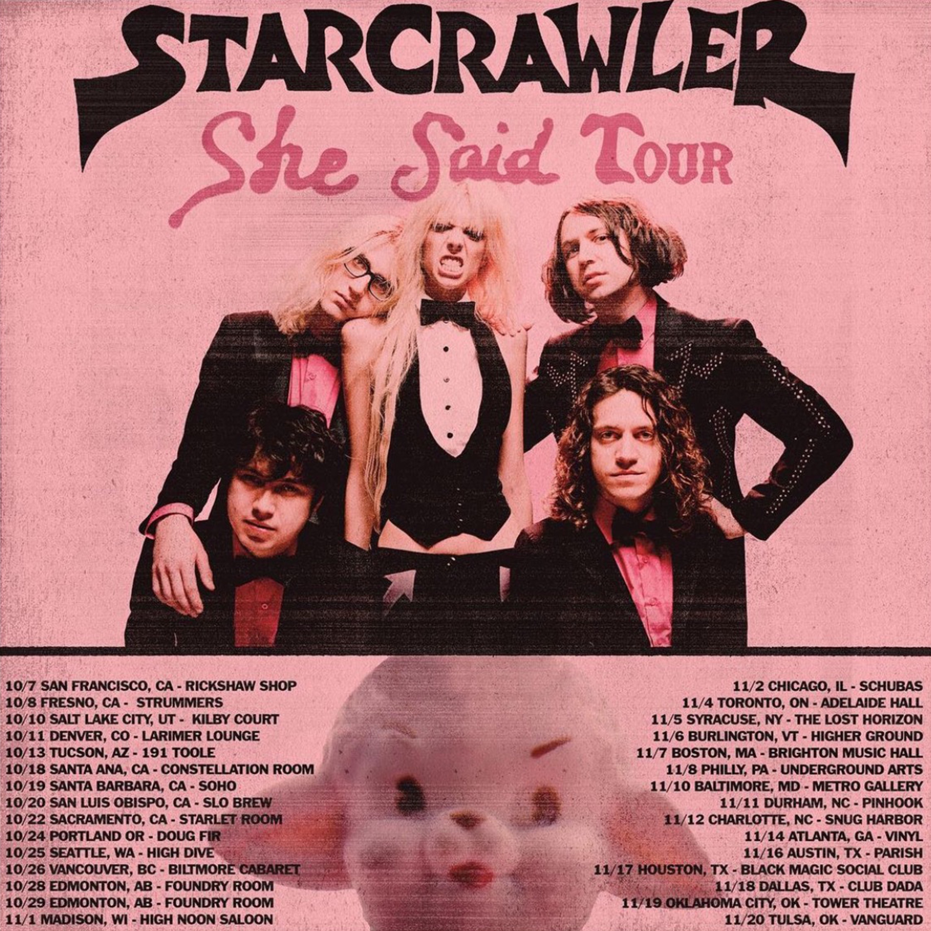 Starcrawler (Underground Arts, Philadelphia, PA, November 8, 2022) | I Just  Read About That...
